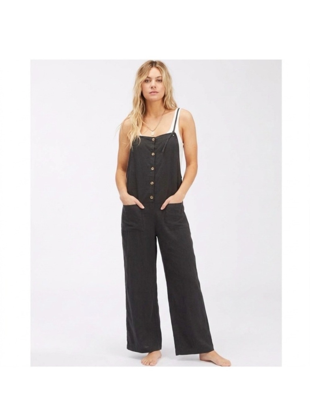 NWT Billabong beach cruiser black women’s jumpsuit